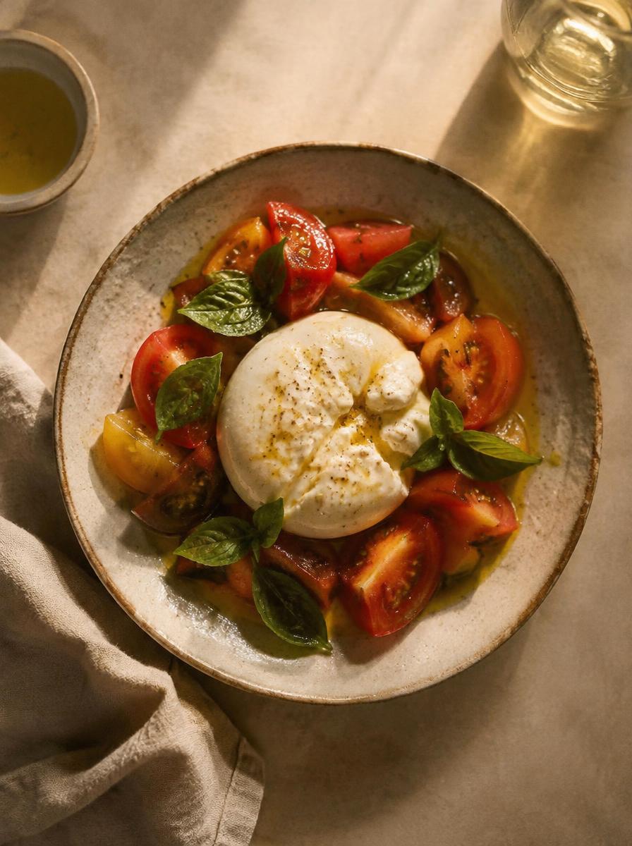 Burrata & Heirloom Tomato